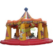 inflatable Trojan castles